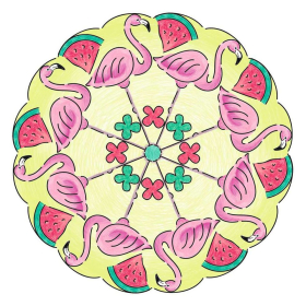 Ravensburger Mandala Designer Flamingo & Friends