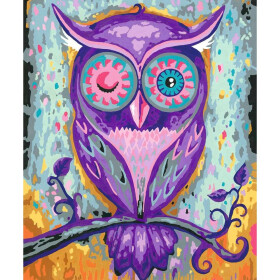Ravensburger CreArt - Malen nach Zahlen - Dreaming Owl