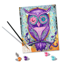 Ravensburger CreArt - Malen nach Zahlen - Dreaming Owl