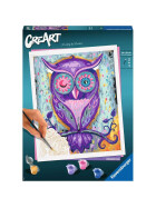 Ravensburger CreArt - Malen nach Zahlen - Dreaming Owl