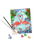 Ravensburger CreArt - Malen nach Zahlen - Flamingo Love