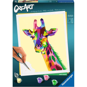 Ravensburger CreArt - Malen nach Zahlen - Funky Giraffe