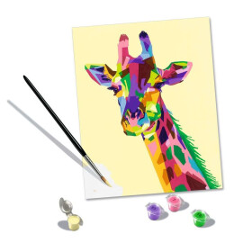Ravensburger CreArt - Malen nach Zahlen - Funky Giraffe
