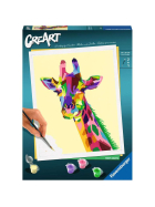 Ravensburger CreArt - Malen nach Zahlen - Funky Giraffe