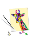 Ravensburger CreArt - Malen nach Zahlen - Funky Giraffe