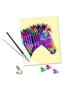 Ravensburger CreArt - Malen nach Zahlen - Funky Zebra