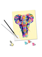 Ravensburger CreArt - Malen nach Zahlen - Funky Elephant