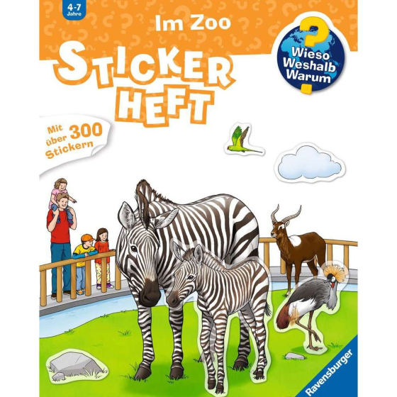 Ravensburger Wieso? Weshalb? Warum? Stickerheft: Im Zoo