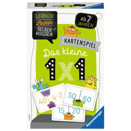 Ravensburger Lernen Lachen Selbermachen: Kartenspiel Das kleine 1 x 1
