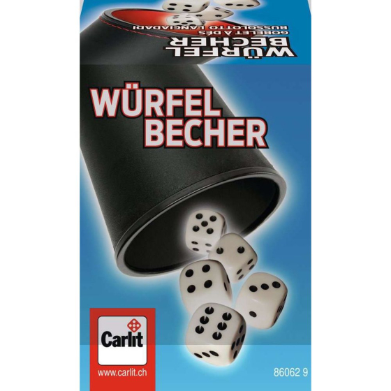 Carlit Würfelbecher Kunststoff