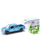 Siku Spielzeugauto Ford F150 Pick-Up Camper