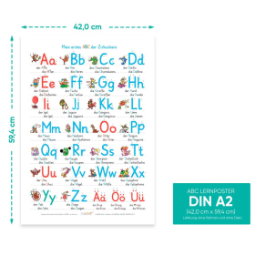 Alleovs Lernposter "Mein erstes ABC der Zirkustiere"