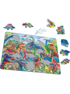 Larsen Puzzle Glückliche Dinosaurier, 43 Teile