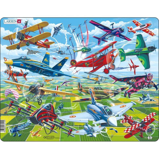 Larsen Puzzle Kunstflug, 64 Teile