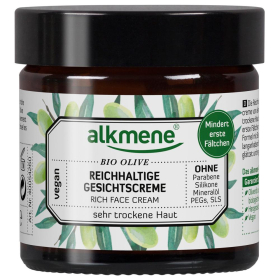 alkmene Reichhaltige Gesichtscreme Bio Olive, 50 ml