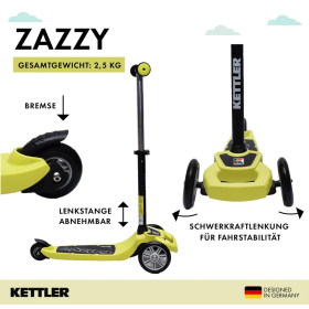 Kettler ZAZZY Kinderscooter, orange