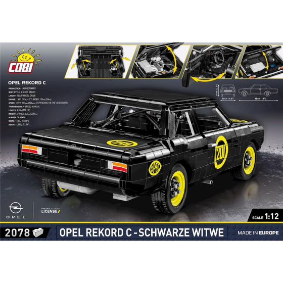 Cobi 1:12 Auto Opel Record C / 2078 pcs.