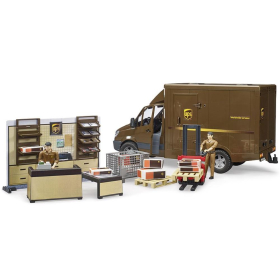 Bruder bworld UPS Paketshop mit Figur