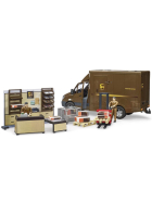 Bruder bworld UPS Paketshop mit Figur