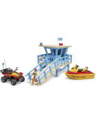 Bruder bworld Life Guard Station mit Quad & Personal Water Craft