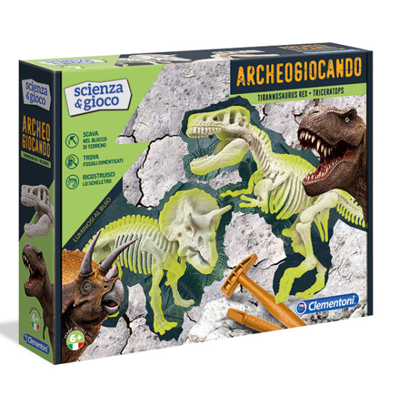 Archeo Ludic Triceratops Fluo. Clementoni