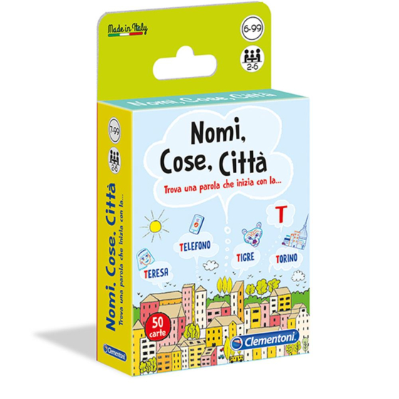 Clementoni Carte Nomi, Cose, Città IT