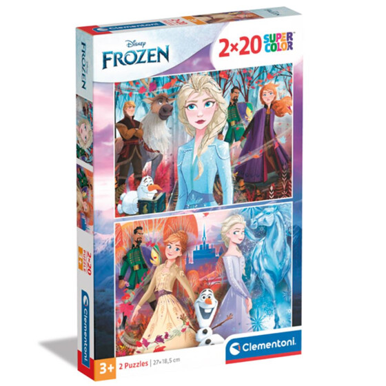 Clementoni Puzzle Frozen 2, 2x20 teilig
