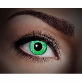 Fasnacht UV-Kontaktlinsen green Diamond