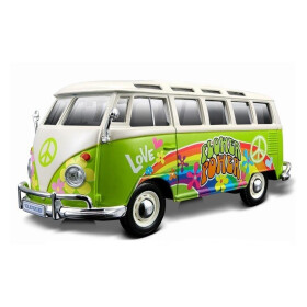 Maisto Hippie Line Volkswagen Van Samba Bus 1/24