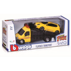 Bburago Street Fire Flatbed Transport 1/43, assortiert