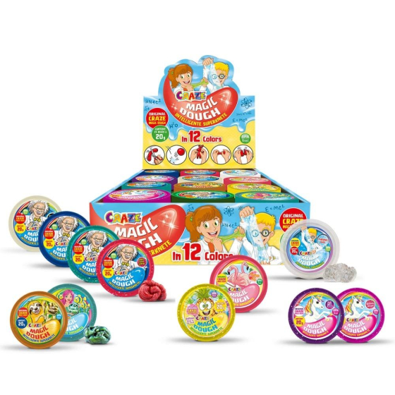Craze Magic Dough Dose 15g, assortiert