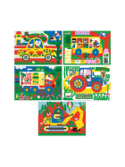 Djeco Scratchbilder Fahrzeuge entdecken