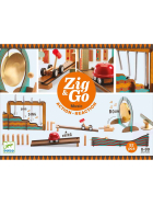Djeco Kettenreaktionsspiel Zig & Go, 52 Teile