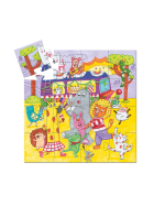 Puzzle Regenbogenbus, 16 Teile