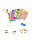 Djeco DIY - Papierperlen und Armbänder golden