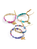 Djeco DIY - Papierperlen und Armbänder golden