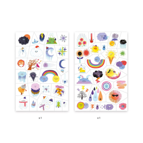 Djeco Tattoos Wetter-Emojis