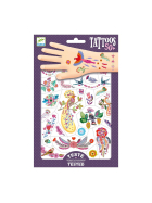 Djeco Tattoos Leuchtende Vögel