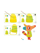 Djeco 3 Figuren anmalen Fuchsfamilie