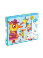Djeco 3 Figuren anmalen Fuchsfamilie