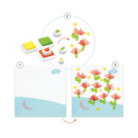 Djeco Stempelset Blumen