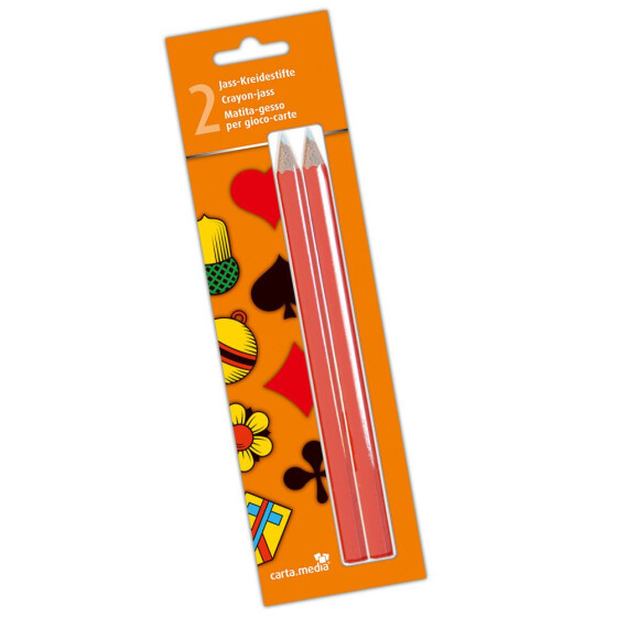 Carta Media 2 Jass-Kreidestifte im Blister