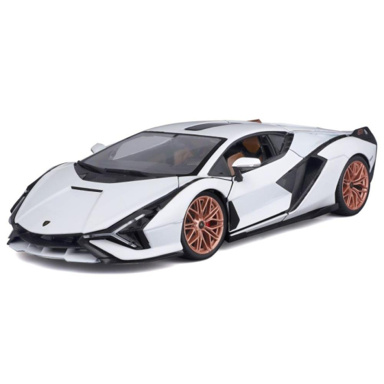 Bburago Lamborghini Sian FKP 37 1/18 weiss/schwarz