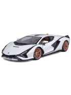 Bburago Lamborghini Sian FKP 37 1/18 weiss/schwarz