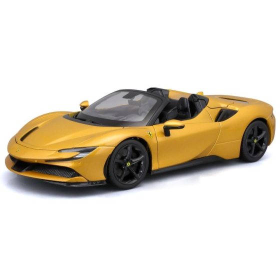 Bburago Ferrari R&P SF90 Spider 1/18 gold