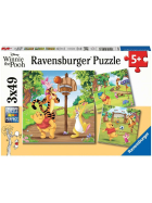 Puzzle Tag des Sports, 3 x 49 Teile