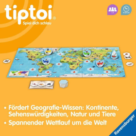 Ravensburger tiptoi® Unsere Reise um die Welt