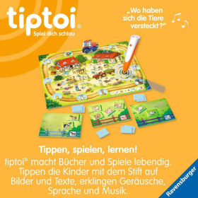 Ravensburger tiptoi® Rätselspass auf dem Bauernhof