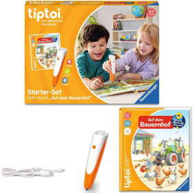 Ravensburger tiptoi® Starter-Set: Stift und Bauernhof-Buch