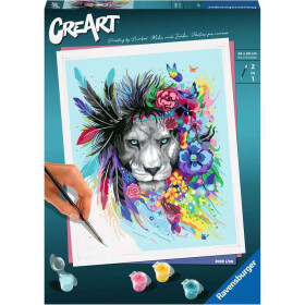 Ravensburger CreArt - Malen nach Zahlen - Boho Lion